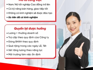 "Join HEAD Trung Tâm" HEAD Trung Tâm 4 Tuyển Dụng Vị Trí Nhân Viên Bán Hàng